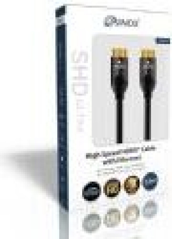 SHD HDMI™ kabel 4K60Hz+E. 5m. Sort