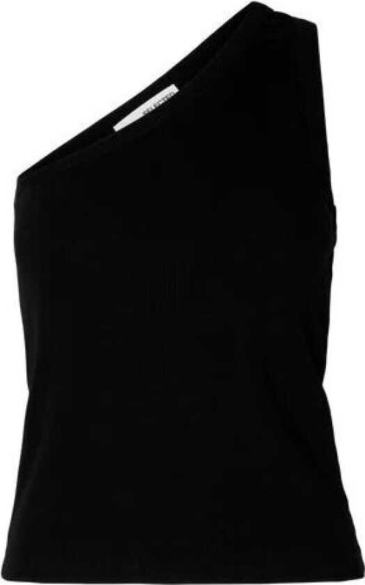 Anna One Shoulder Top - Black XS