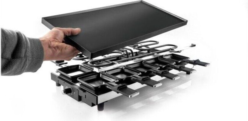 Bilde av FRITEL Family RG 4180 - Raclette/grill - 1.7 kW - svart/rustfritt stål