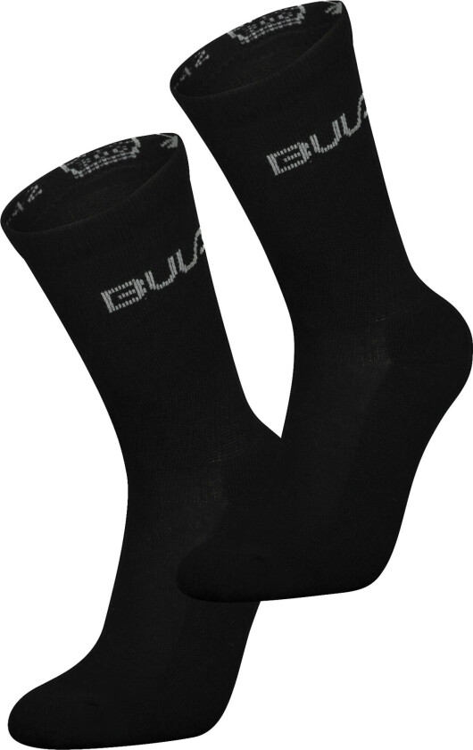 Bula 2 Pack Wool Sock, ullsokker unisex BLACK
