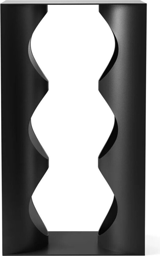 Alfredo vinstativ 3 flasker 33,6 x 12 cm Svart