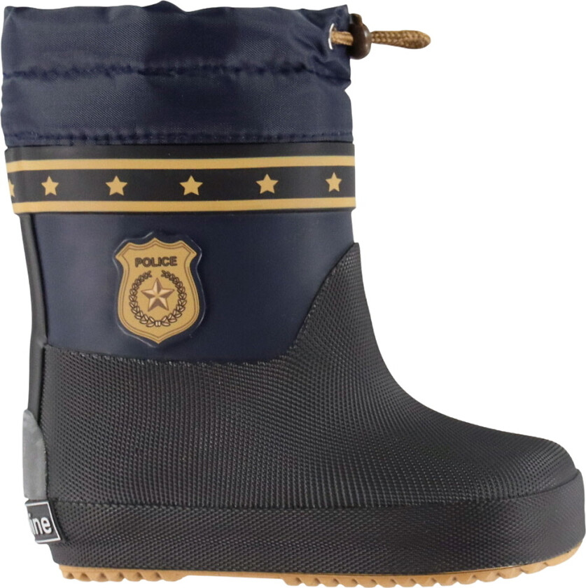 Termostøvler - Barfot - Police - Blue Nights - - 24 - Gummistøvler