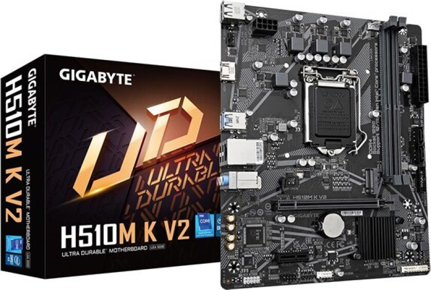 H510M K V2 Hovedkort - Intel H470 - Intel LGA1200 socket - DDR4 RAM - Micro-ATX