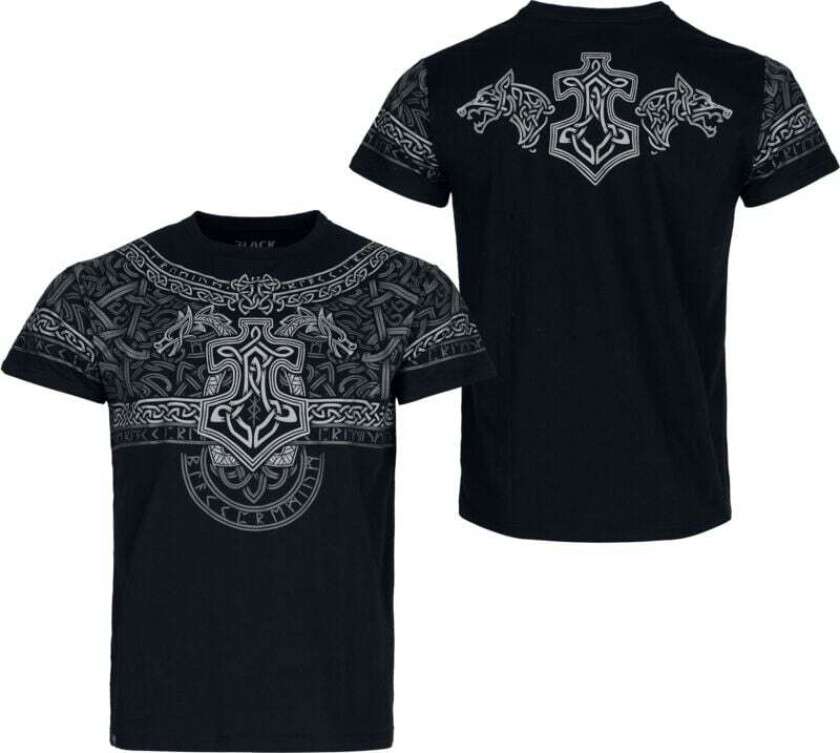 T-skjorte - Celtic Blessing - S til XXL - Herrer - svart