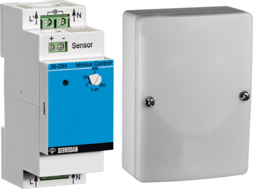 Minilux control komplet med - ekstern lyssensor 36-194 2 leder