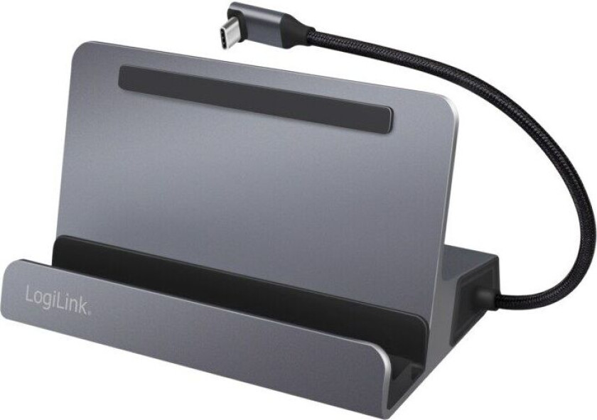 LogiLink USB-C-dockningsstation 6-i-1 iPad/Steam Deck m.m