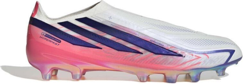F50 Hyperfast Elite Laceless AG Chaos vs Control - Fottøy Hvit/Solar Purple/Solar Turbo FORHÅNDSBESTILLING - Kunstgress (AG), størrelse 43⅓