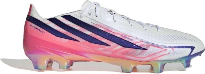 F50 Hyperfast Elite FG Chaos vs Control - Fottøy Hvit/Solar Purple/Solar Turbo FORHÅNDSBESTILLING - Gress (FG), størrelse 41⅓