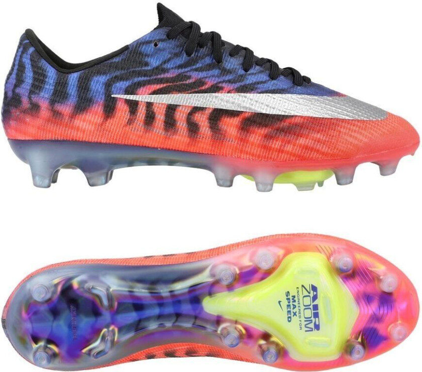 Air Zoom Mercurial Superfly 11 Elite AG-PRO Scorpion - Blå/rød/Sølv Metallisk LIMITED EDITION - Kunstgress (AG), størrelse 40½