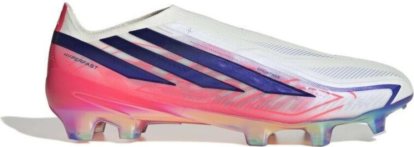 F50 Hyperfast Elite Laceless FG Chaos vs Control - Fottøy Hvit/Solar Purple/Solar Turbo FORHÅNDSBESTILLING - Gress (FG), størrelse 41⅓