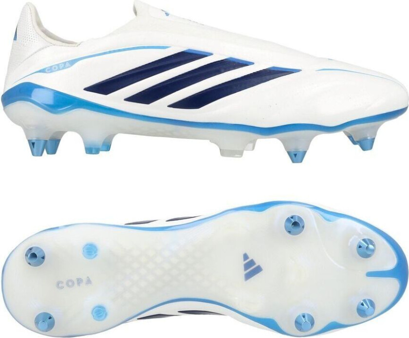 Copa Pure IV Elite Laceless SG Chaos vs Control - Fottøy Hvit/Mørkeblå - Vått gress (SG), størrelse 43⅓