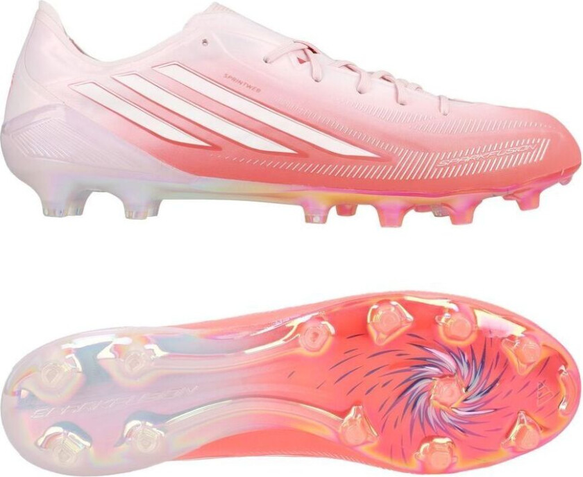 F50 Sparkfusion Elite Low Cut FG/AG Chaos vs Control - Solar Turbo/Fottøy Hvit Kvinner, størrelse 35½