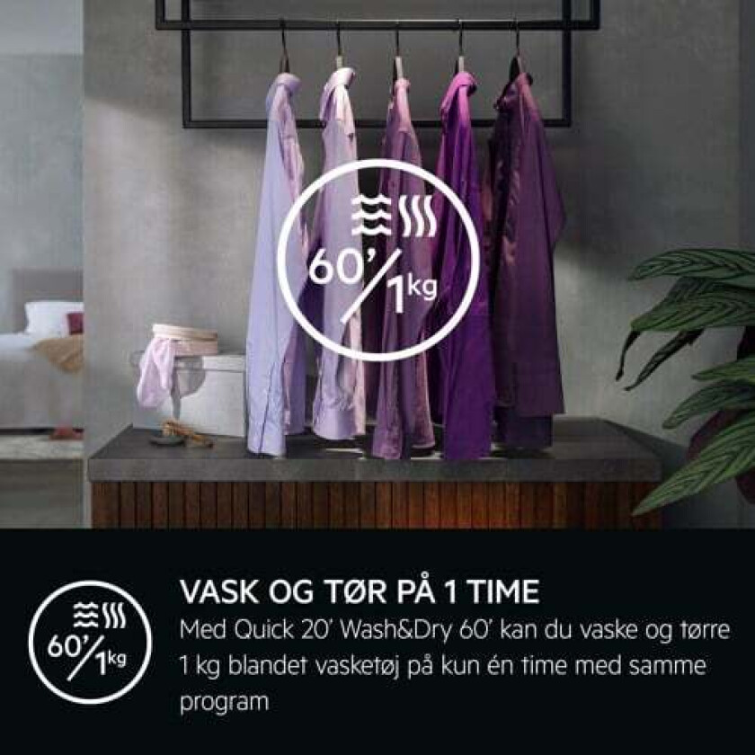 LWT624L96L Kombinert Vask/tørk