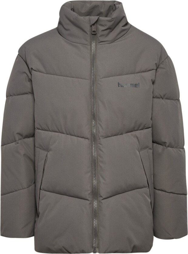 hmlJR Puffer, Vinterjakke, Junior, Dark Gull Gray