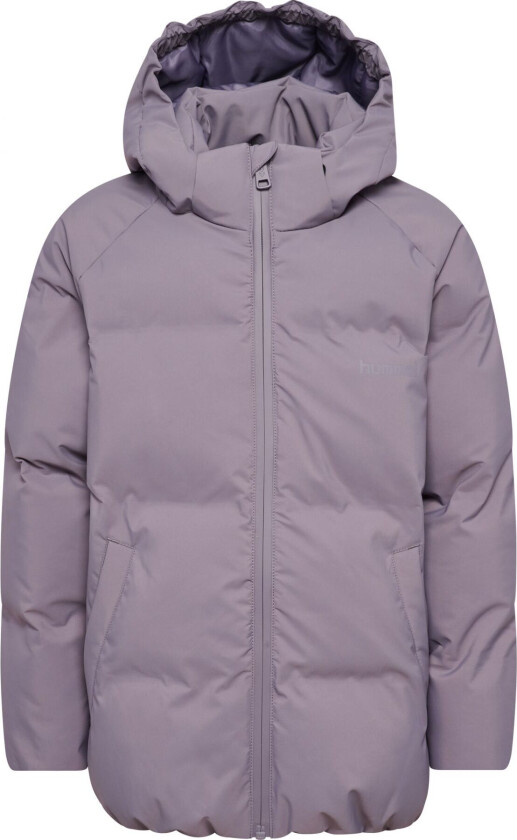 hmlJR All Weather Puffer, Vinterjakke, Junior, Gray Ridge