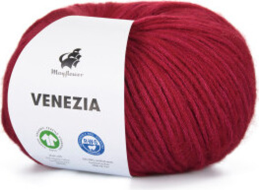 Venezia Garn Unicolour 025 Rødt