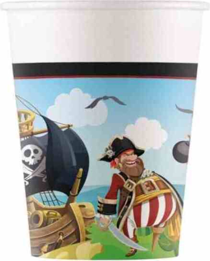 Pappkopper sjørøver - Island Pirates, pk/8