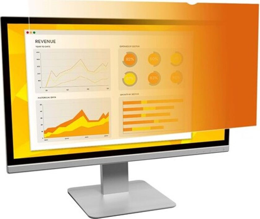 Gold Privacy Filter til 22" widescreen-skærm (16:10) - Skjerm