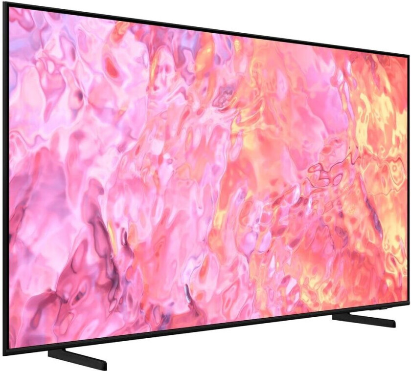 QE43Q60CAU - 43 Diagonalklasse Q60C Series LED-bakgrunnsbelyst LCD TV - QLED - Smart TV - Tizen OS - 4K UHD (2160p) 3840 x 2160 - HDR - Quantum Dot, Dual LED - svart