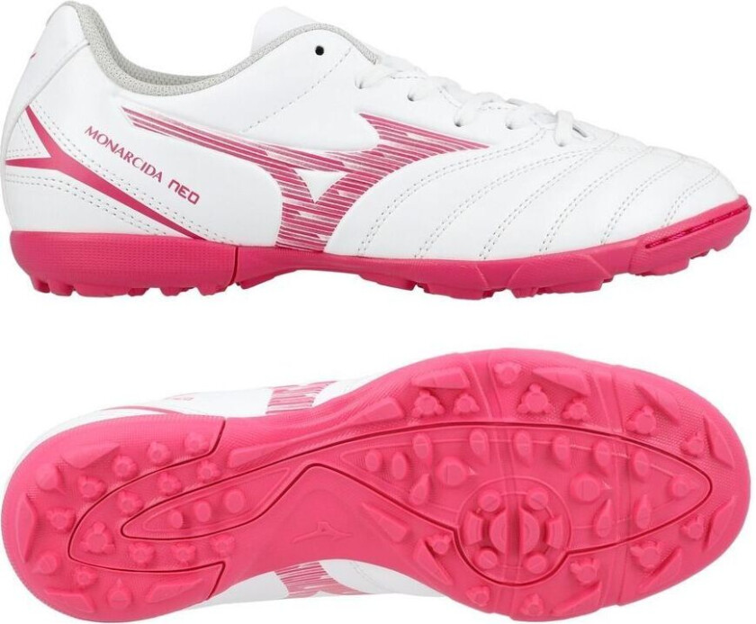 Monarcida Neo Iii Tf - Hvit/rosa Barn - Turf (Tf), størrelse 34½