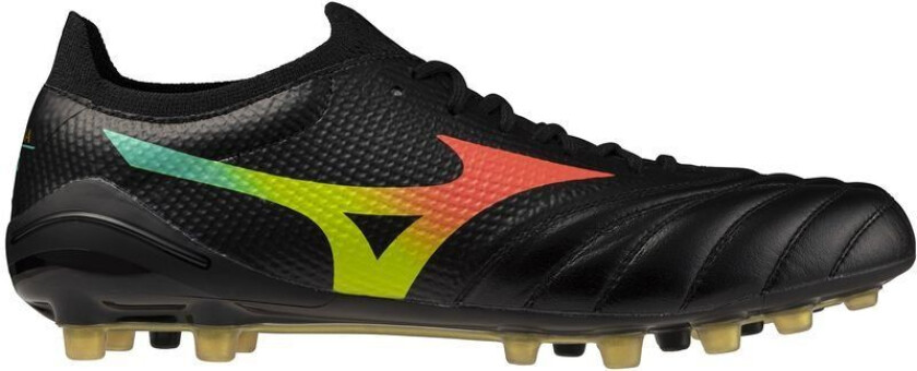 Morelia Neo V Beta Pro Ag Bright Black - Svart/oransje/evening Prim - Gress (Fg), størrelse 43