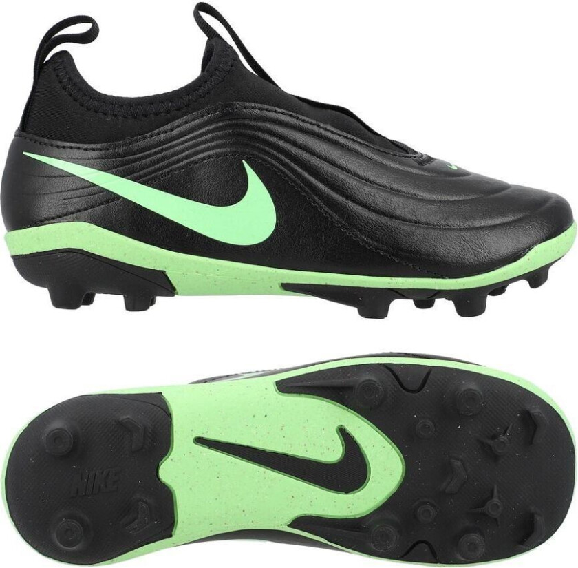 Tiempo Maestro Flex Fg/ag Shadow - Svart/illusion Green Barn - Multi Ground (Mg), størrelse 28