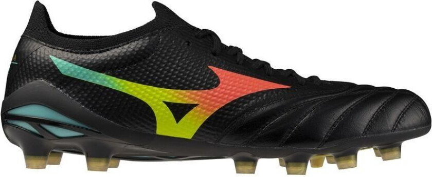 Morelia Neo V Beta Pro Fg Bright Black - Svart/oransje - Gress (Fg), størrelse 43