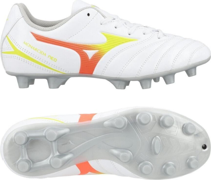 Monarcida Neo Iii Select Fg Prism - Hvit/gul/oransje Barn - Gress (Fg), størrelse 37