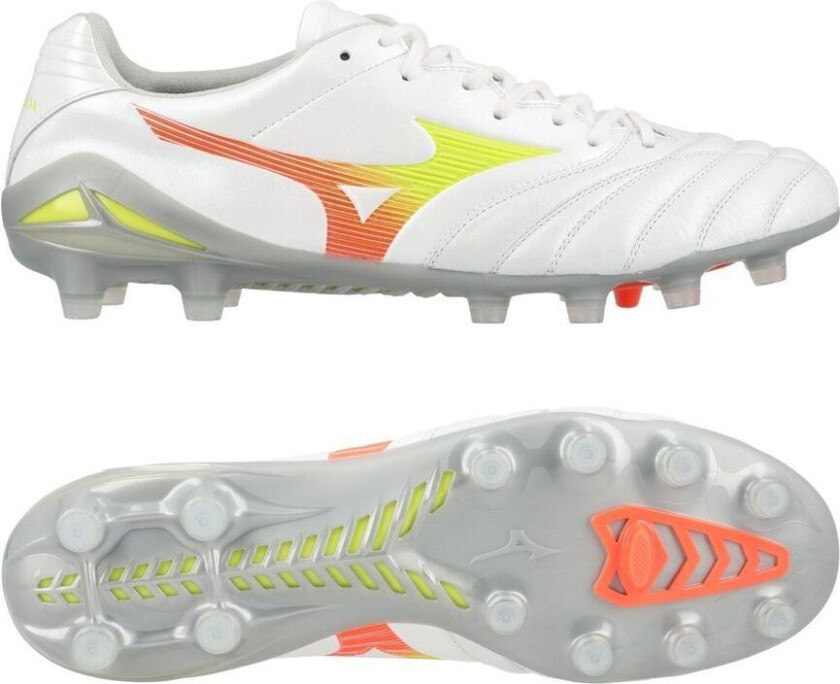 Monarcida Neo Iii Elite Fg Prism - Hvit/gul/oransje - Gress (Fg), størrelse 40½