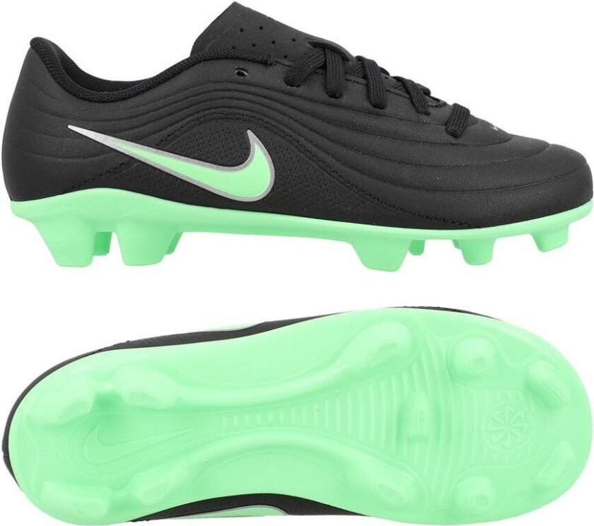 Tiempo Maestro Club MG Shadow - Svart/Illusion Green Små barn - Multi Ground (MG), størrelse 27