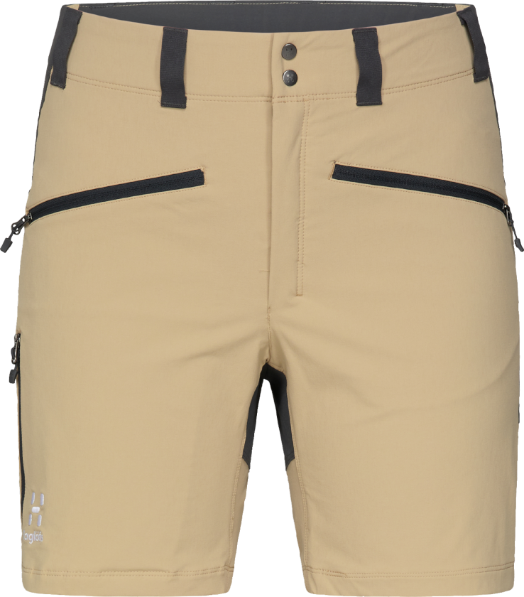 Women's Mid Standard Shorts 42, Sand/Magnetite