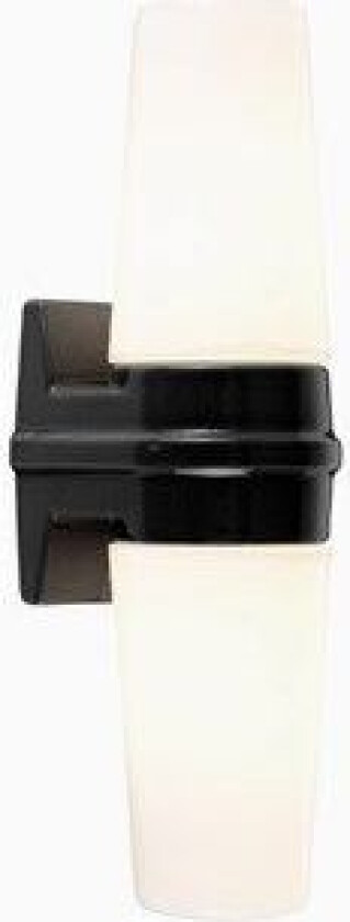 Bernadotte Dobbel Svart IP44 2X40W