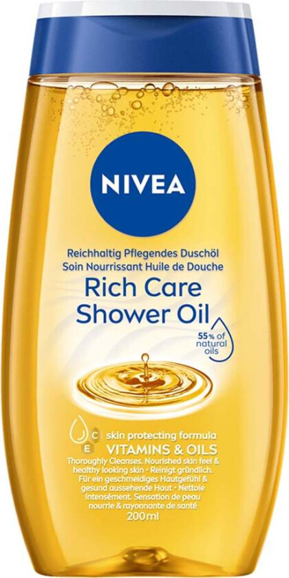 Nivea Rich Caring Shower Oil 200ml