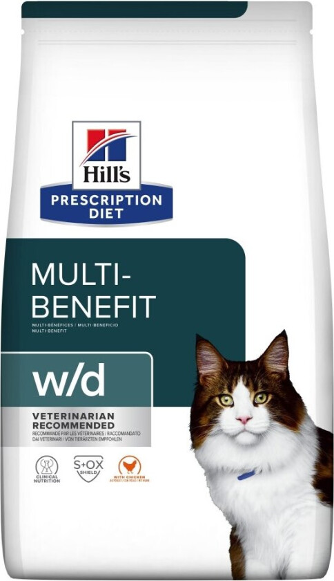 Hill's Prescription Diet Feline w/d Multi Benefit Chicken (1,5 kg)