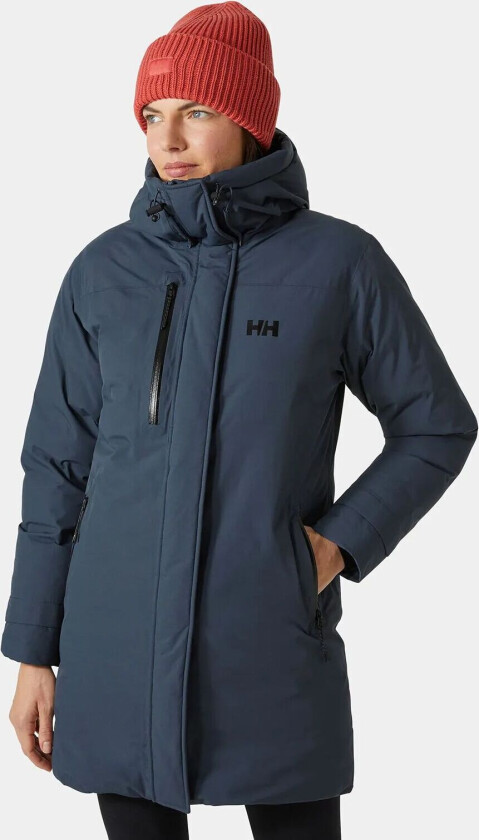 Adore Helly Tech Parkas Dame Blå M RødM