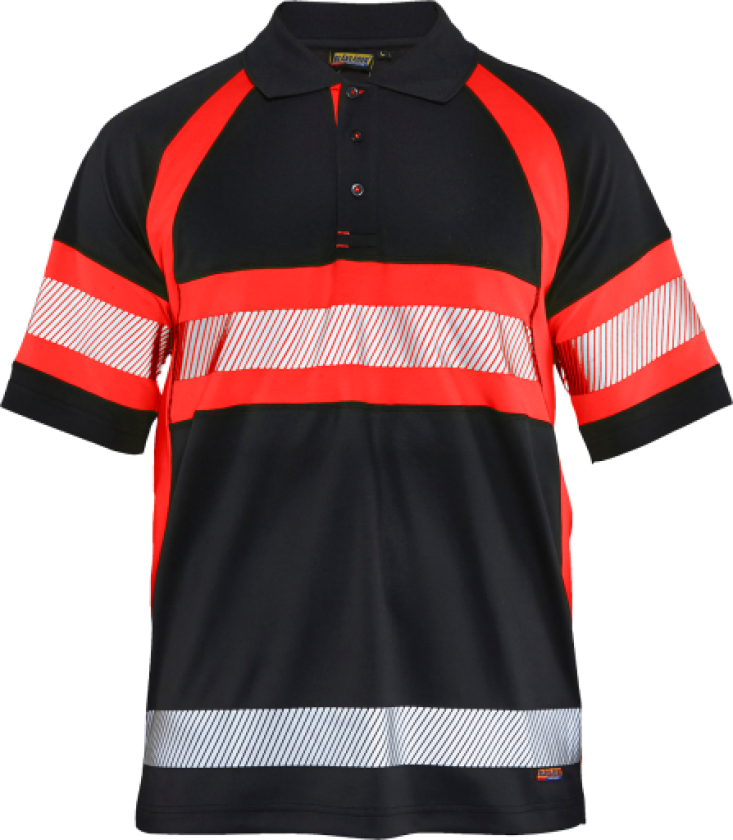 High Vis UV Polo skjorte Svart/Hig
