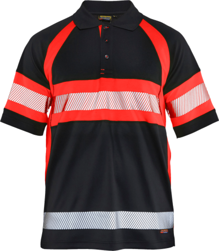 High Vis UV Polo skjorte Svart/Hig