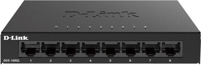 Bilde av Dgs-108gl 8-Port Gigabit Ethernet Switch