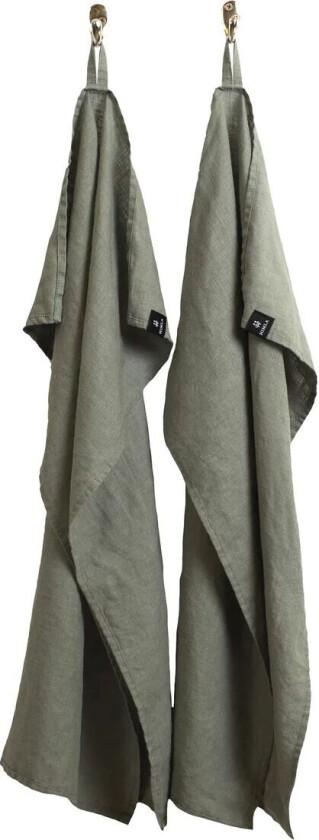 Sunshine kjøkkenhåndkle 2-pakning Sage