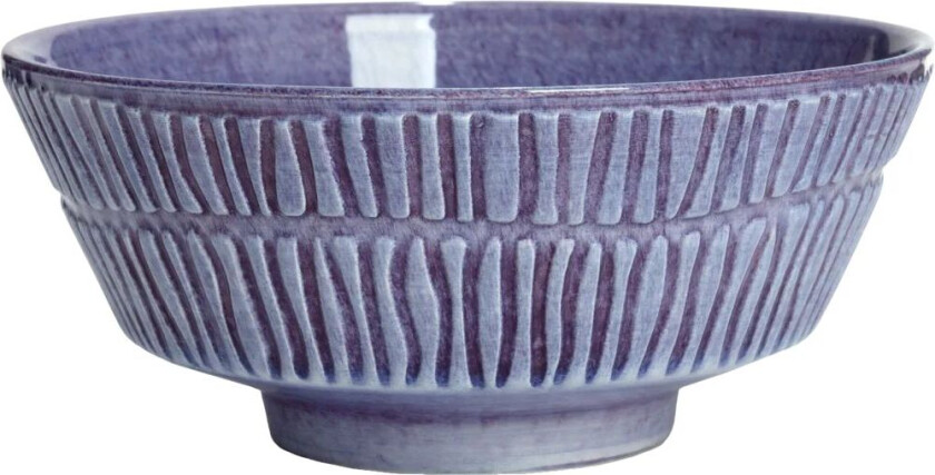 Stripes skål Ø15 cm Blå