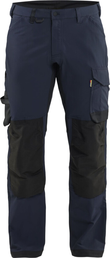 1721-1645 Arbeidsbukse marineblå, 4-veisstretch Marineblå