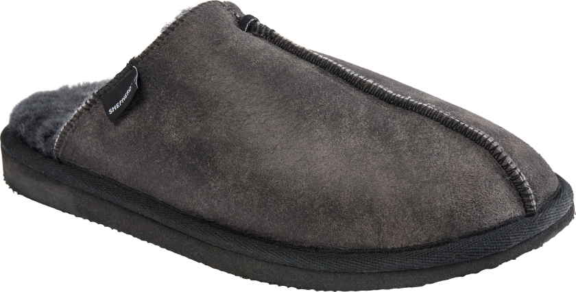 Bilde av Hugo Varmforede Tøfler Herre Matt Black 44