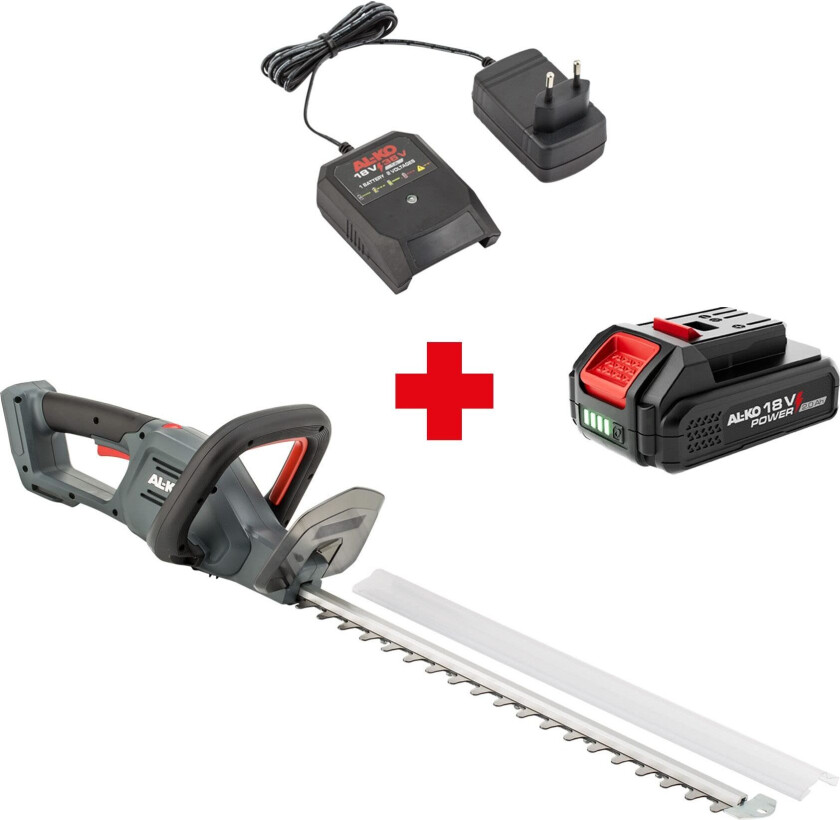 HTD 1855 Comfort Hekksaks med batteri og lader