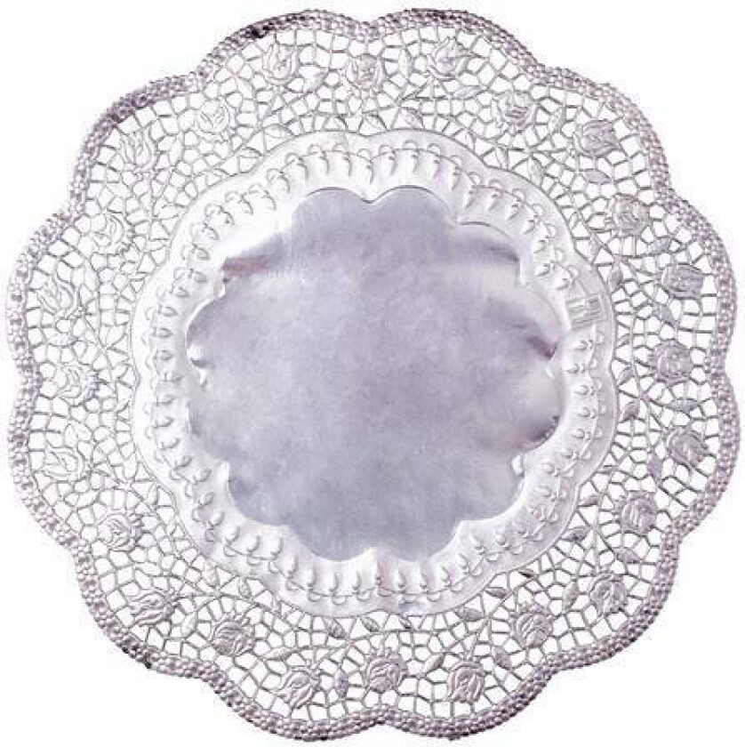 Kakeservietter Sølv, 36cm pk/4