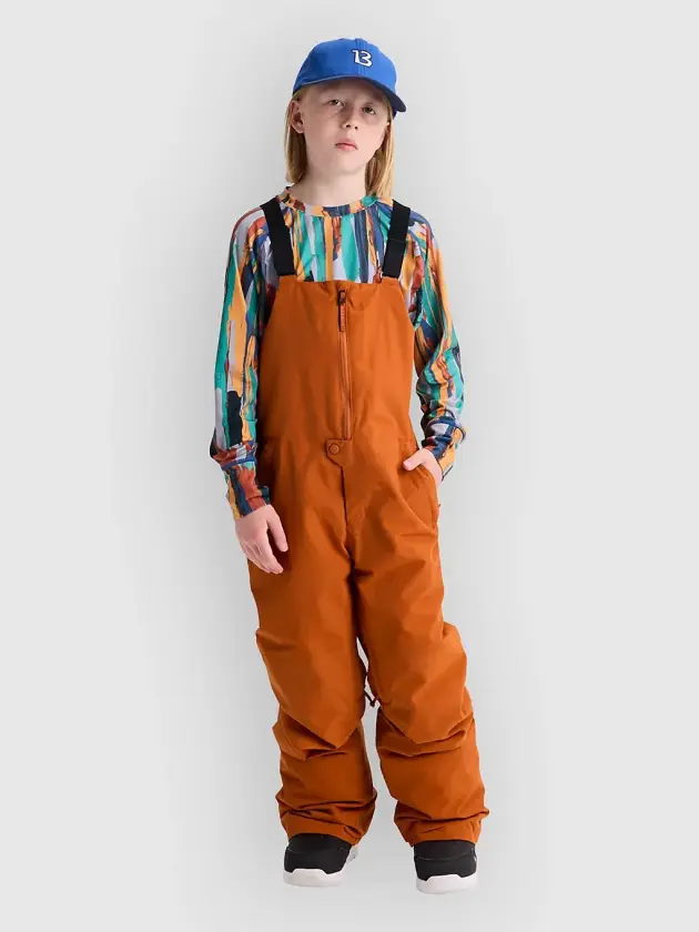 Skylar Kids Bib Pant rød