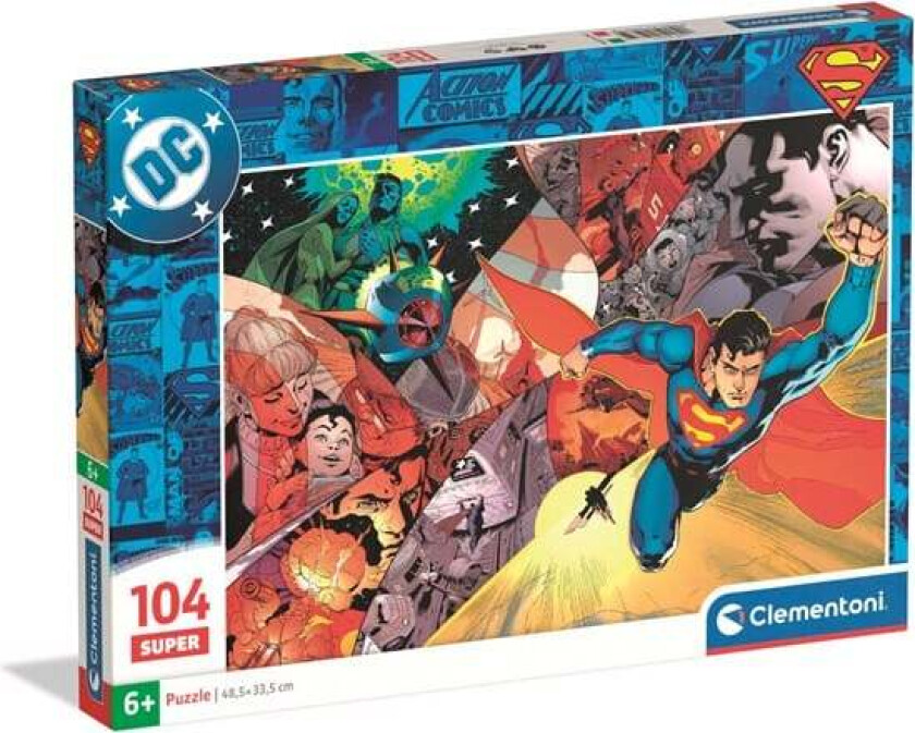 Puzzle Super Superman 2025 104 pieces Gulv
