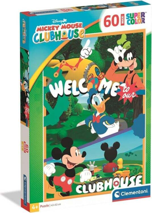 Puzzle Maxi Mickey Mouse Club House 2026 60 pieces Gulv