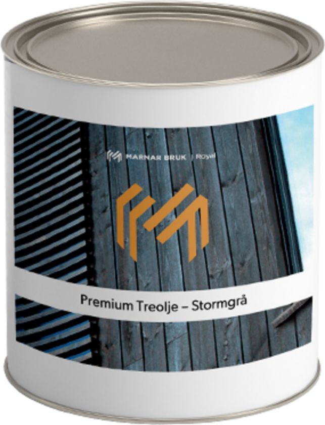 Treolje premium stormgrå 1 liter rg.40