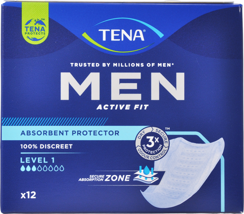 Tena MEN Level 1, 12 stk