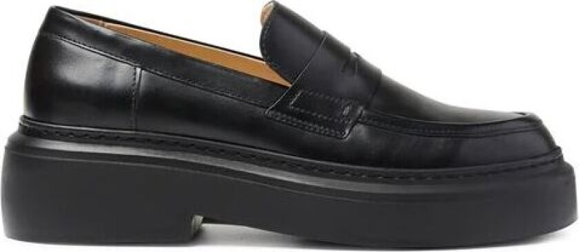 June Loafer - Black Leather / Black Sole